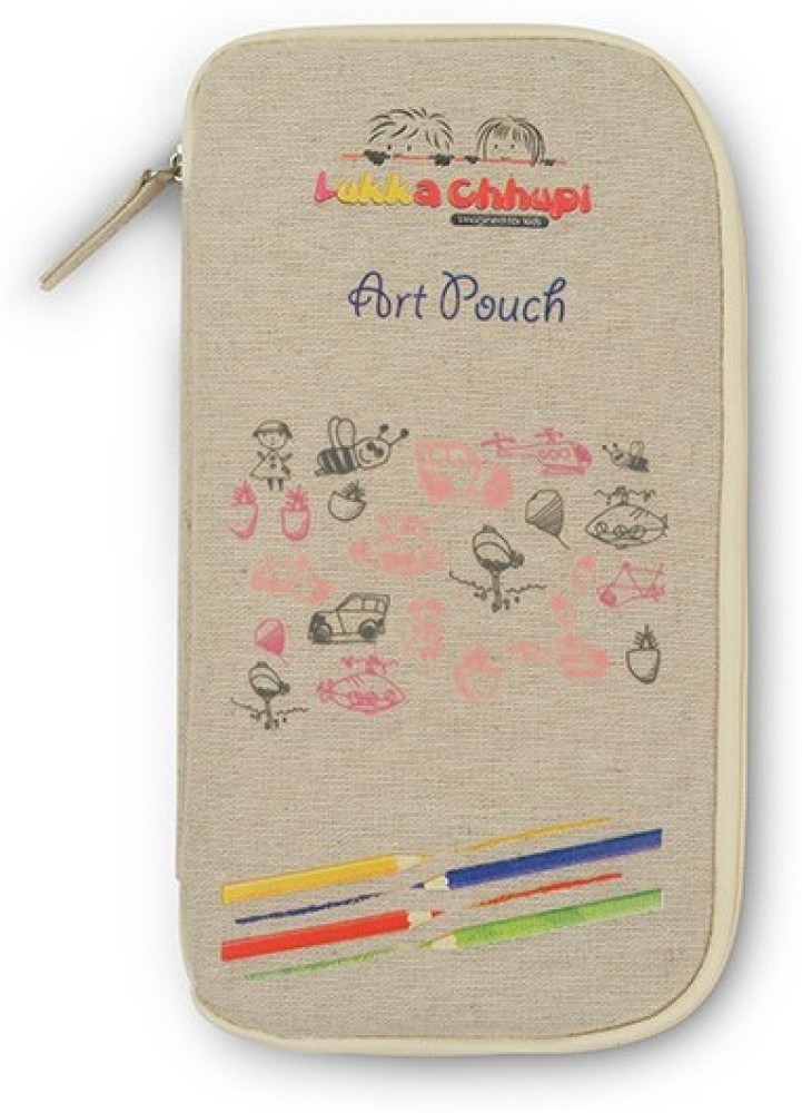 Lukka Chhupi Art Pouch Colour Pencils for Kids (A Set of 12 Colour Pencils,  1 Colouring book, 1 Pouch) - Art Pouch Colour Pencils for Kids (A Set of 12  Colour Pencils
